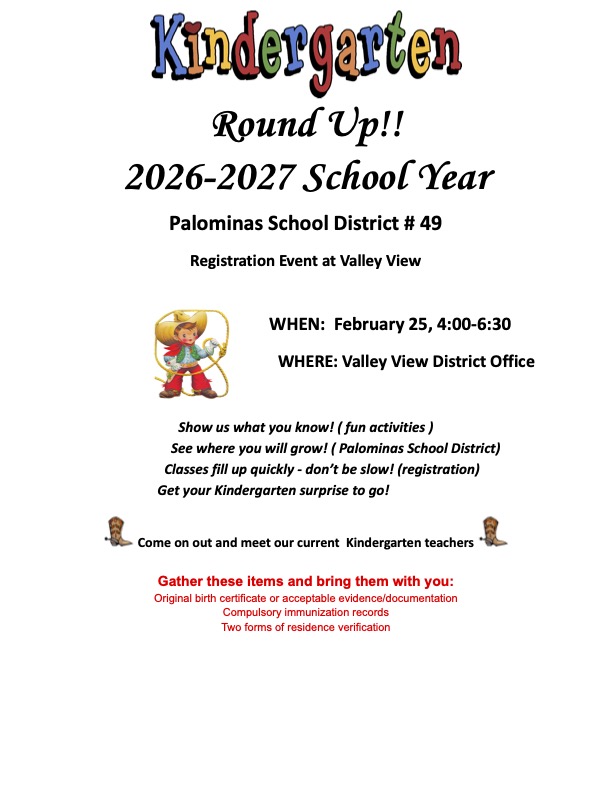 Kindergarten Round Up!!